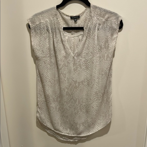 Express Beige Snake Print Blouse - Picture 1 of 1